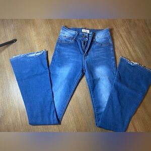 Red Bottoms/ Fashion Nova Flared Jeans